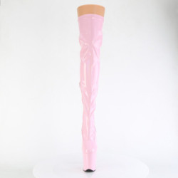 Rose 20 cm FLAMINGO-3000HWR Hologram exotic pole dance overknee boots