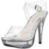 Trasparente 13 cm COCKTAIL-508MG Plateau Sandali Tacco Altissimo