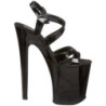 Black Patent 20 cm XTREME-872 High Heels Platform