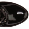 Nero Verniciata 18 cm ADORE-3028 plateau stivali alti con tacco
