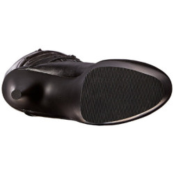 Nero Ecopelle 18 cm ADORE-3028 plateau stivali alti con tacco