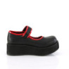 Neri 6 cm SPRITE-01 emo maryjane scarpe donna fibbia
