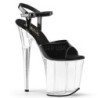 Black Transparent 20 cm FLAMINGO-809 High Heels Platform