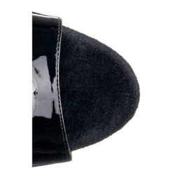 Black Transparent 20 cm FLAMINGO-809 High Heels Platform