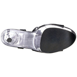 Black Transparent 20 cm FLAMINGO-809 High Heels Platform