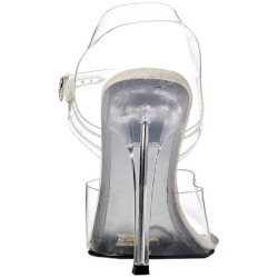 Bianco 11,5 cm FABULICIOUS GALA-08 Sandali con tacco da cerimonia