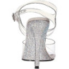 Pietre strass 11,5 cm GALA-08DM Sandali con tacco da cerimonia
