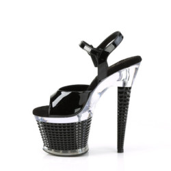 Transparent platform 18 cm SPECTATOR-709 pleaser high heels sandals