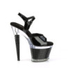 Transparent platform 18 cm SPECTATOR-709 pleaser high heels sandals