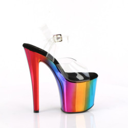 Plateau arcobaleno 19 cm ENCHANT-708RC scarpe da pole dance