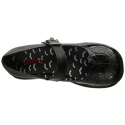 Black 6 cm DemoniaCult SPRITE-05 gothic platform shoes