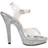 Pietre strass 13 cm LIP-108DM Scarpe da donna con tacco altissime