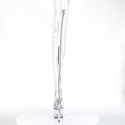 Transparent 18 cm ADORE-3021 Pleaser Overknee Boots