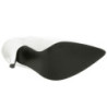 Bianco Vernice 13 cm SEDUCE-420V scarpe décolleté a punta