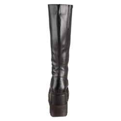 Vegane 11,5 cm SHAKER-100 demoniacult stivali zeppa altissima con plateau