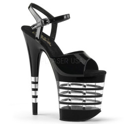 Black 20 cm FLAMINGO-809LN High Heels Platform