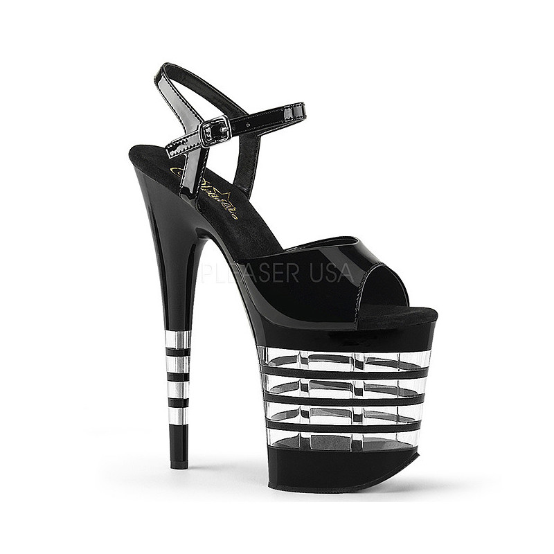 Black 20 cm FLAMINGO-809LN High Heels Platform