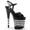 Black 20 cm FLAMINGO-809LN High Heels Platform