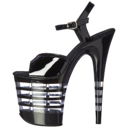 Black 20 cm FLAMINGO-809LN High Heels Platform