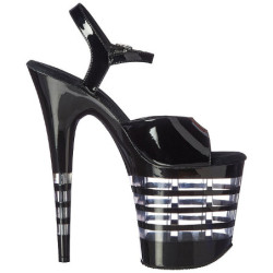 Black 20 cm FLAMINGO-809LN High Heels Platform