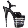 Black 20 cm FLAMINGO-809LN High Heels Platform