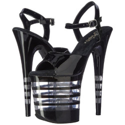 Black 20 cm FLAMINGO-809LN High Heels Platform