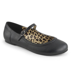 Nero Ecopelle ANNA-02 grandi taglie scarpe ballerine