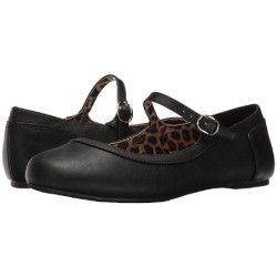 Nero Ecopelle ANNA-02 grandi taglie scarpe ballerine