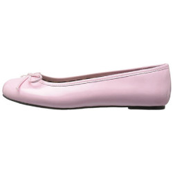 Rose Patent ANNA-01 big size ballerinas shoes