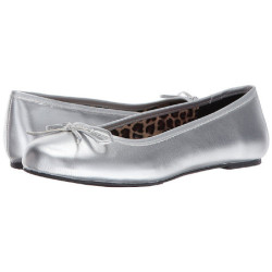 Argento Ecopelle ANNA-01 grandi taglie scarpe ballerine