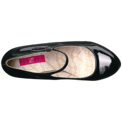 Black Patent 13,5 cm CHLOE-02 big size pumps shoes