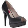 Nero Ecopelle 13,5 cm CHLOE-01 grandi taglie scarpe décolleté