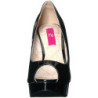 Black Patent 13,5 cm CHLOE-01 big size pumps shoes