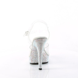 Sandali fabulicious con plateau strass e tacco 13,5 cm MAJESTY-508DM