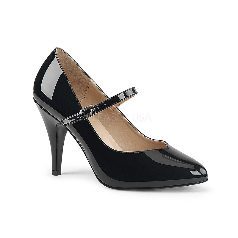 Nero Verniciata 10 cm DREAM-428 grandi taglie scarpe décolleté