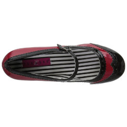 Rosso Verniciata 7,5 cm JENNA-06 grandi taglie scarpe décolleté