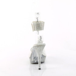 Transparent 11,5 cm ELEGANT-442 Bikini posing high heel shoes