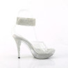 Transparent 11,5 cm ELEGANT-442 Bikini posing high heel shoes