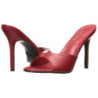 Rosso Ecopelle 10 cm CLASSIQUE-01 grandi taglie ciabatta donna