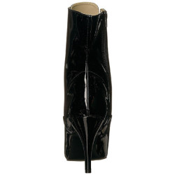 Nero Verniciata 10 cm DREAM-1020 grandi taglie stivaletti donna