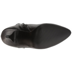 Nero Ecopelle 10 cm DREAM-2030 grandi taglie stivali donna