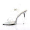 Trasparente 11,5 cm GALA-08SD Sandali da sera con pietre strass
