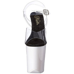 Neon Bianco 20 cm FLAMINGO-808UV Tacchi Alti Plateau