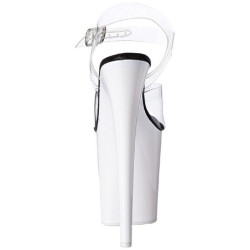 Neon Bianco 20 cm FLAMINGO-808UV Tacchi Alti Plateau