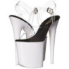 Neon White 20 cm FLAMINGO-808UV High Heel Platform
