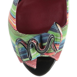 Multicolore 13 cm LOLITA-12 scarpe décolleté spuntate tacco altissime