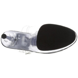 Nero 18 cm ADORE-708SRS Sandali Donna Plateau di Cristallo