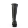 Leatherette 11,5 cm SHAKER stretch platform boots wide calf