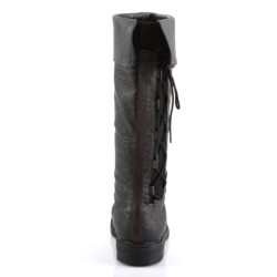 CAPTAIN-110 brown captain boots cosplay men's pirate boots musketeer