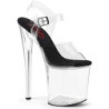 Black 20 cm NAUGHTY-2 Platform High Heels Shoes